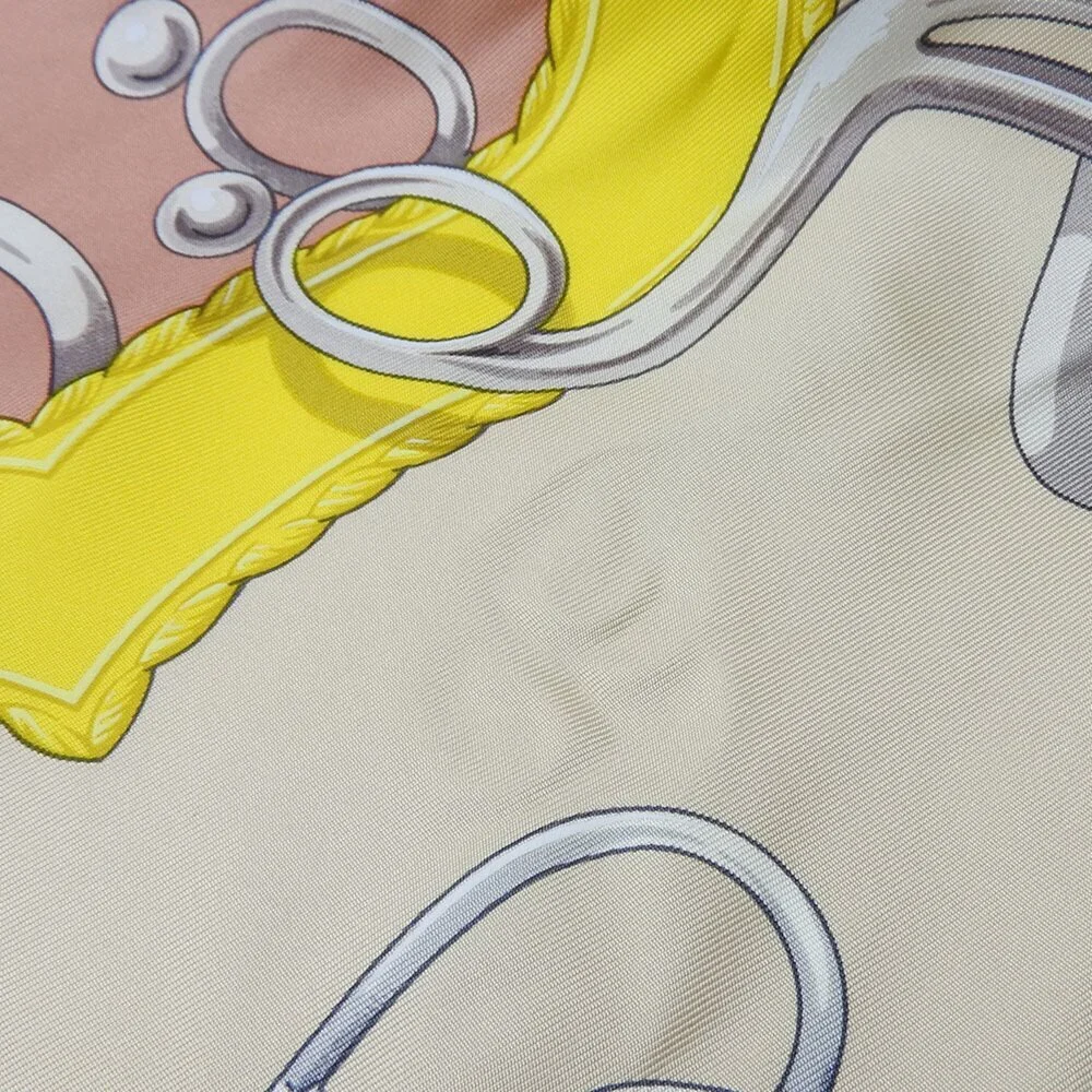 HERMES Authentic Blue Silk Scarf - Picture 3 of 11